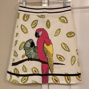 Anthro parrot skirt